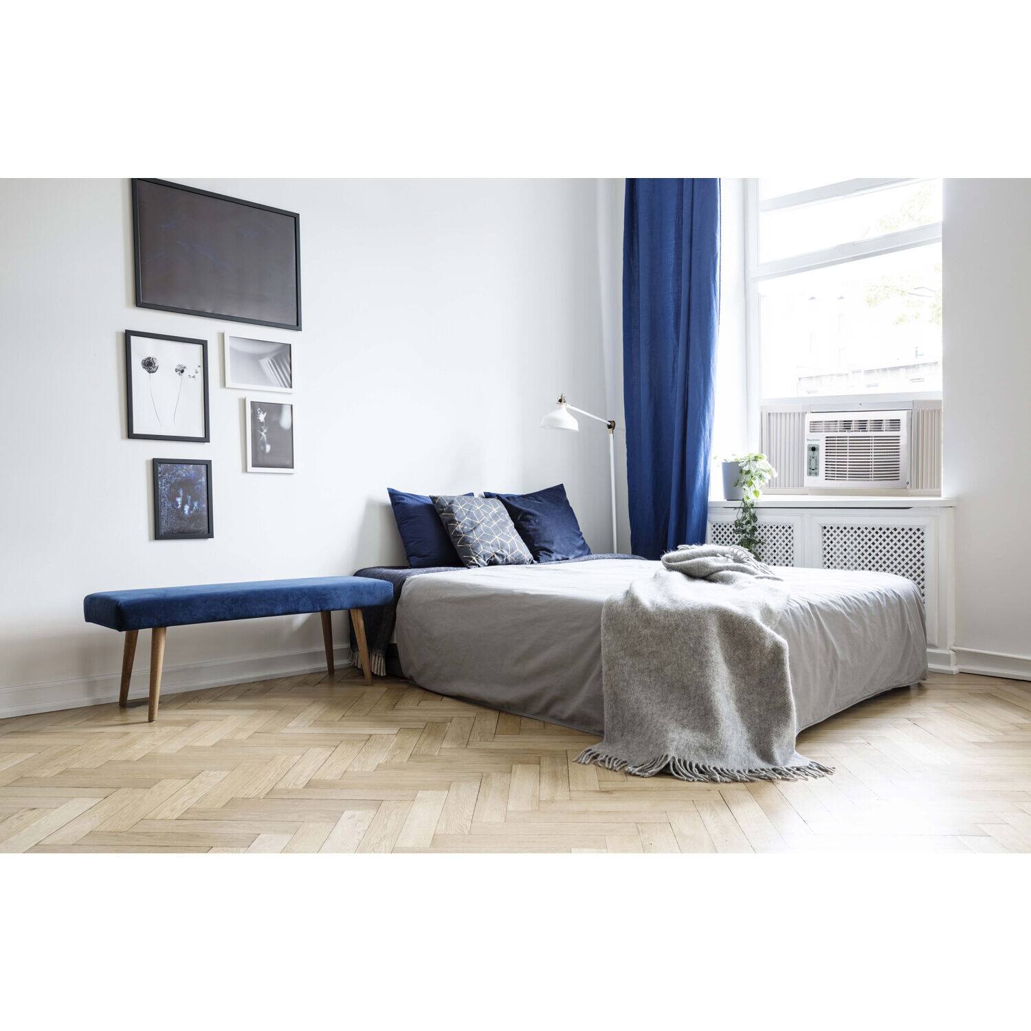 Alt View 19. Keystone - 350 Sq. Ft 8,000 BTU Window-Mounted Air Conditioner - White.