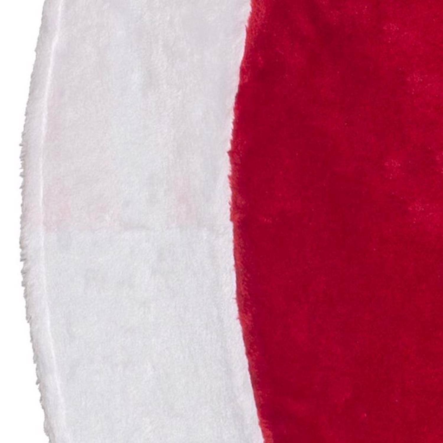 Angle. Dyno - Dyno Red/White Tree Skirt 0.5 in. (Case of 6) - Red|White.