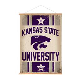 Evergreen Enterprises - Kansas State Wildcats 36" x 54" Large Canvas Wall Art Tapestry with Wood Frame - Multicolor