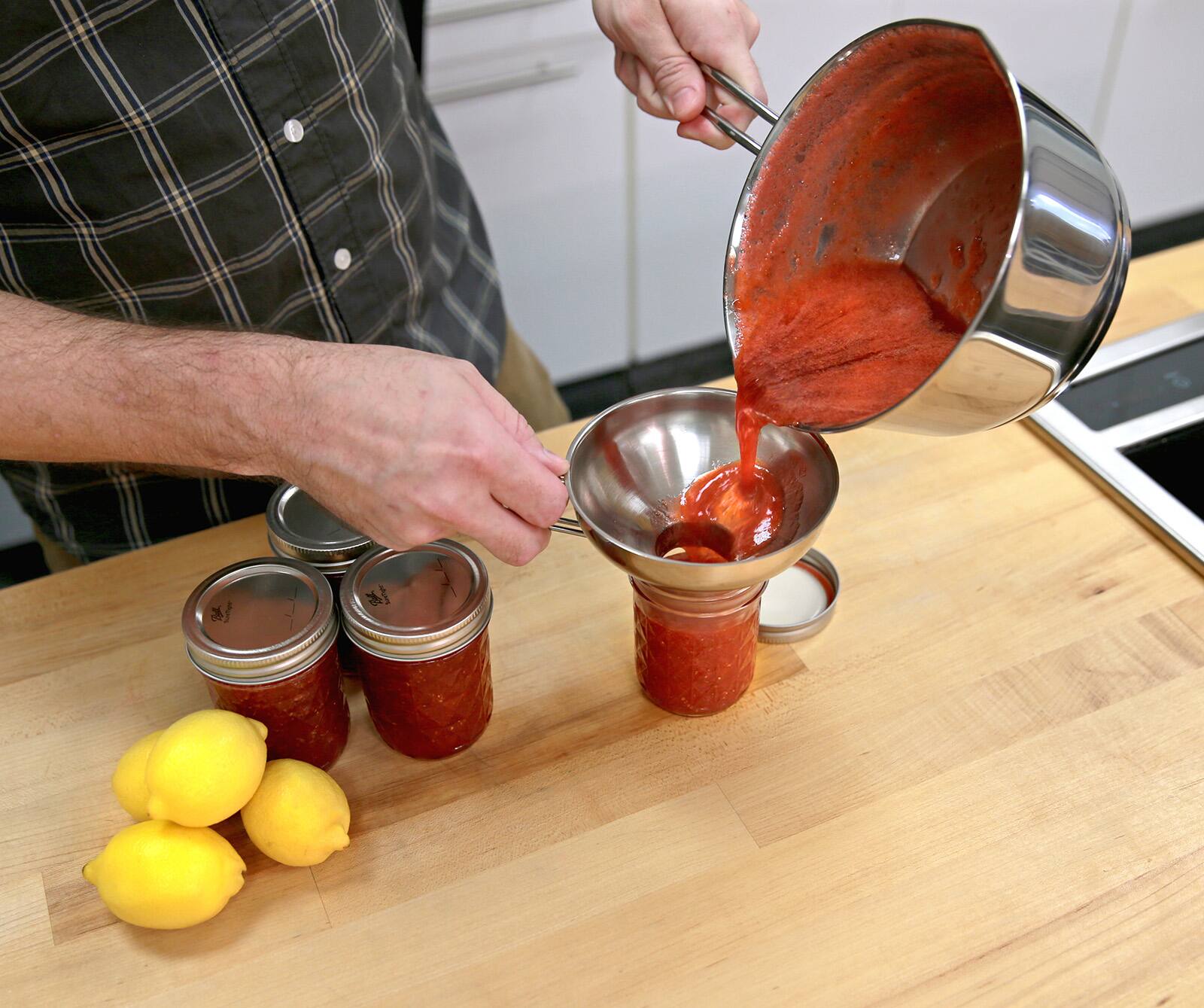 Alt View 3. Kuchenprofi - Wide Mouth Canning Funnel, Stainless Steel, 5.5-Inch Diameter - Silver.