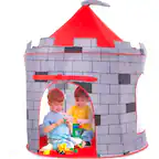 Front. Play22 - Kids Play Tent Knight Castle Portable Fordable Camper Tent for Outdoor and Indoor Use - Multicolor.