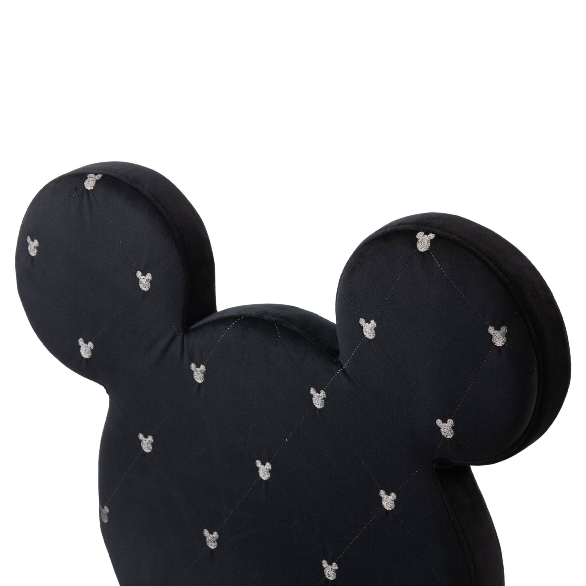 Left. Impressions Vanity Co. - Mickey Mouse Swivel Vanity Chair - Black.
