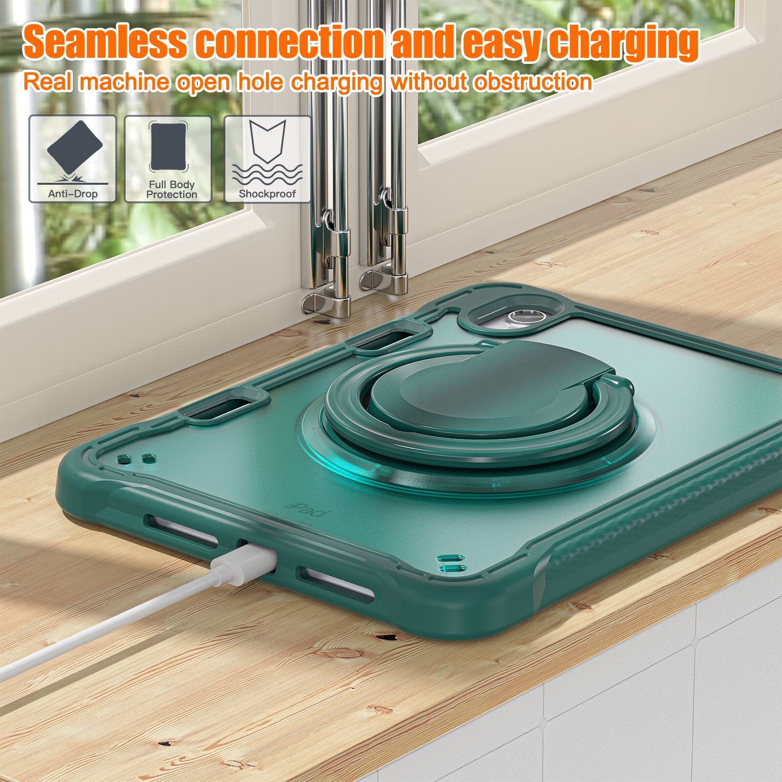 Seamless connection and easy charging  
Real machine open hole charging without obstruction  
Anti-Drop  
Full Body Protection  
Shockproof
