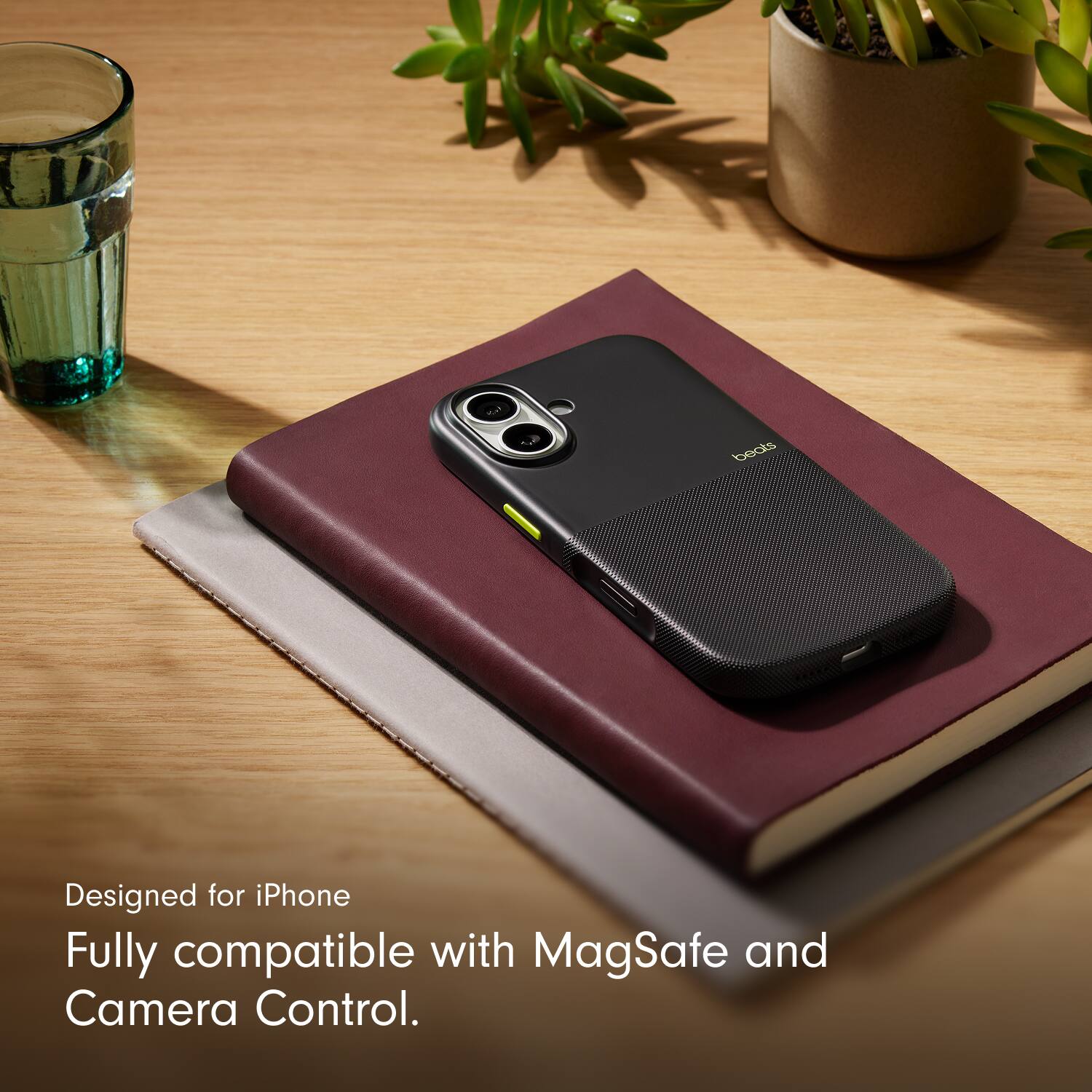 Designed for iPhone  
Fully compatible with MagSafe and Camera Control.