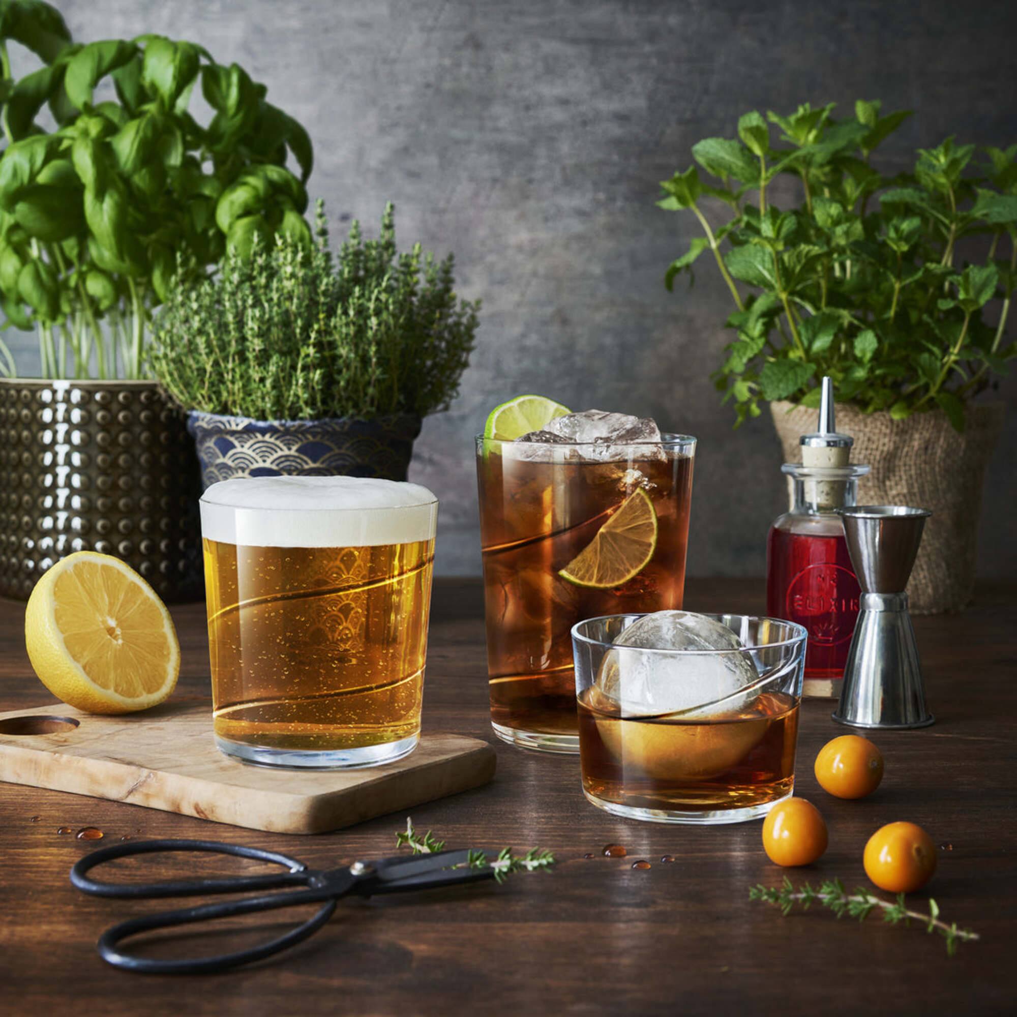 Alt View 1. Bormioli Rocco - Bormioli Rocco Bodega Swirl Negroni Glasses Set of 12, 12 Oz Spiral Tumblers - Clear.