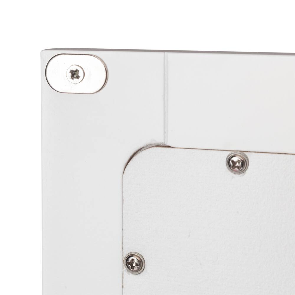 Alt View 4. SlickBlue - Double Door Mirror Bathroom Storage Cabinet, Wall-Mounted Organizer for Home - White.