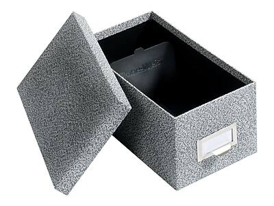 Pendaflex - Index Card File Box, 1000-Card Capacity, (94 BLA) - Black Agate
