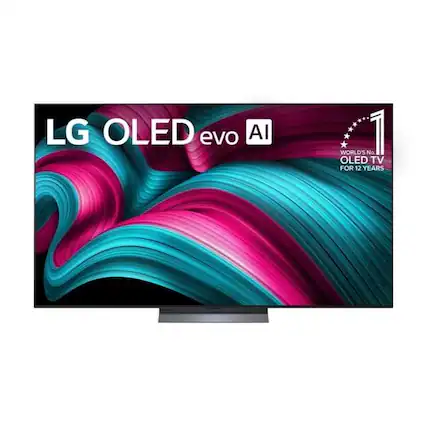 LG OLED evo AI
1
OLED TV
WORLD'S No 1 OLED TV FOR 12 YEARS