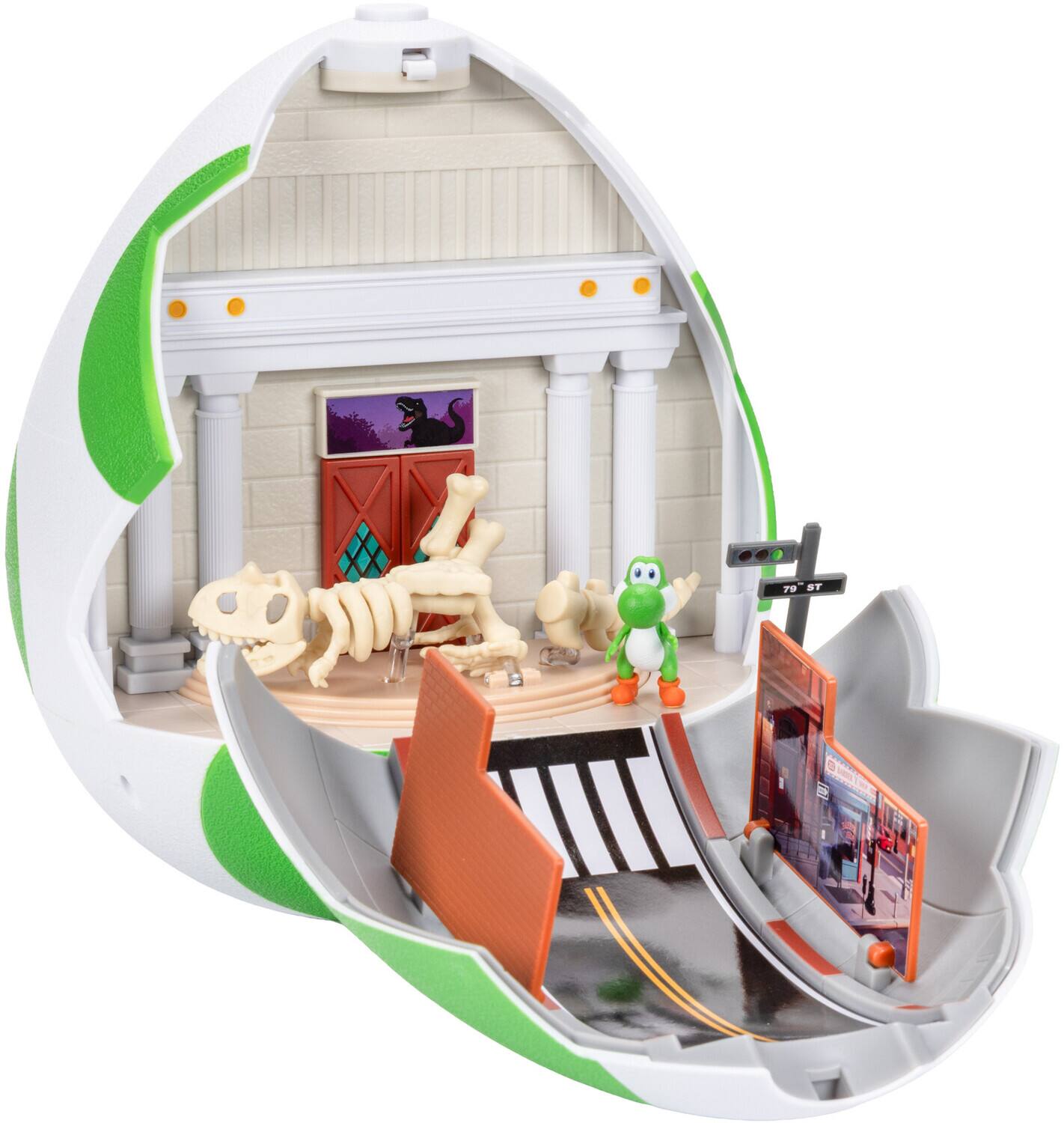 Alt View 2. Jakks Pacific - Super Mario Galaxy Movie - Yoshi Egg Playset with 1.5" Yoshi & Exclusive Fire Mario Figures   - COLLECTIBLES - Multicolor.