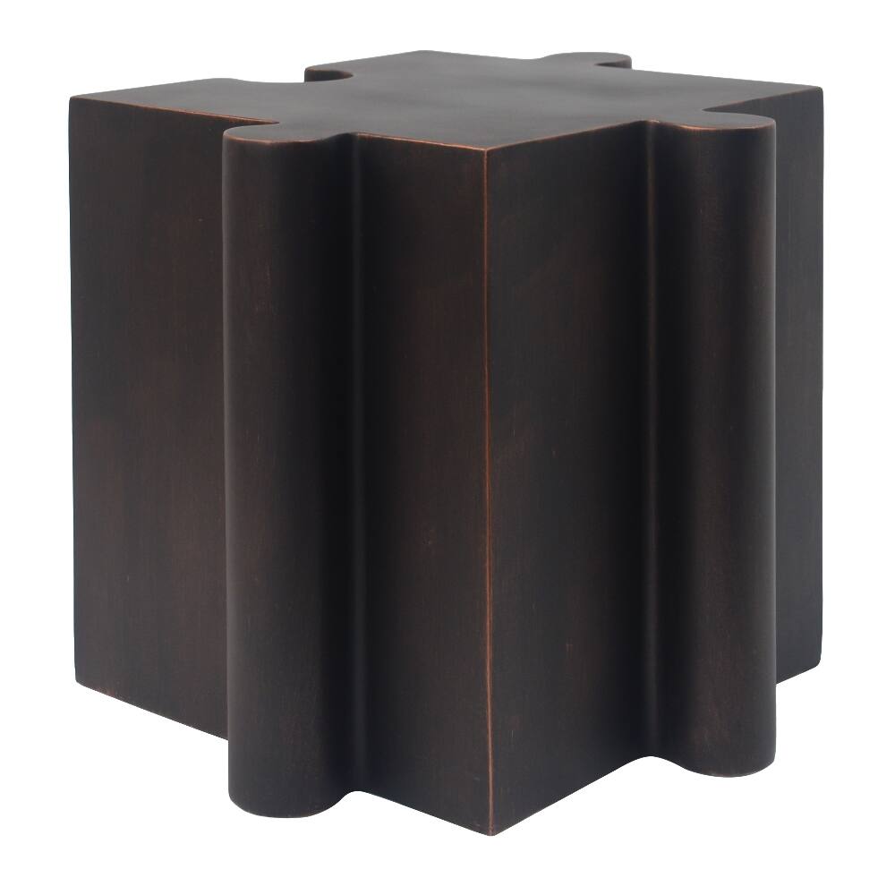 Alt View 10. Loheer - Loheer 2-Piece Artistic Puzzle Table Set Modular MGO Side Tables Interlocking Antique Copper - Antique Copper.