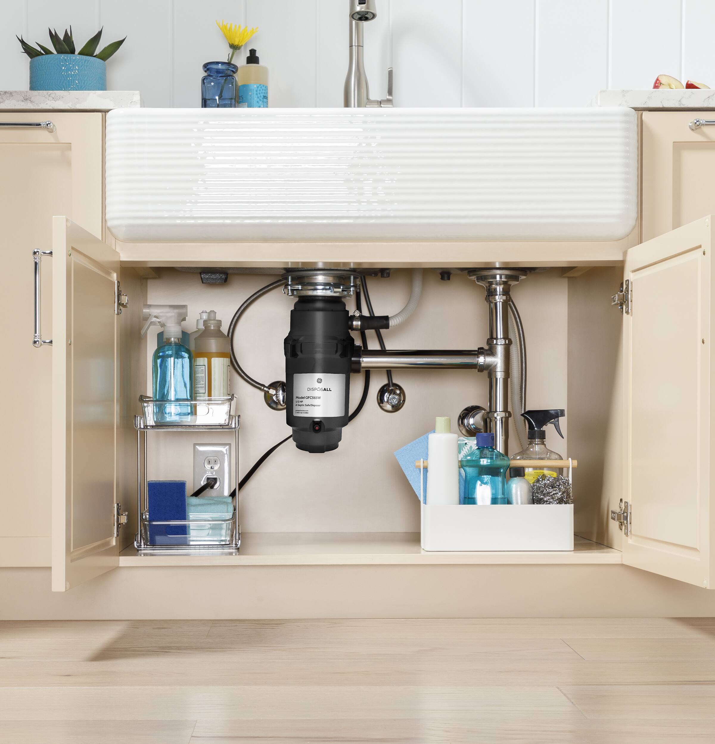 Alt View 15. GE - DISPOSALL 1/2 HP Disposer - Black.