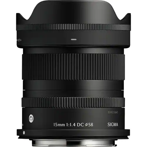 99921843  
15mm 1:1.4 DC 58  
SIGMA