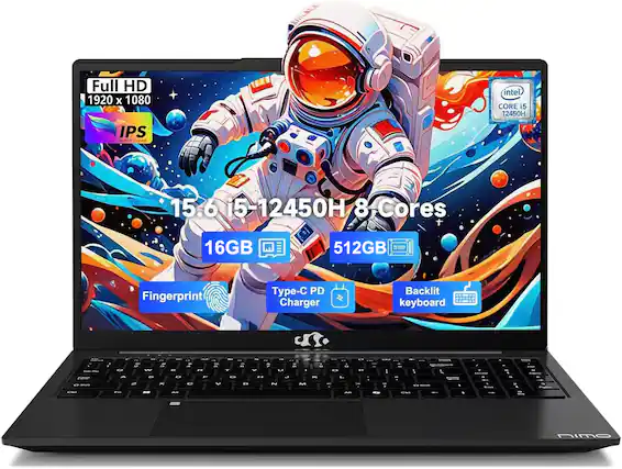 Full HD 1920 x 1080
Intel Core i5 12450H
15.6" IPS
8 Cores
16GB RAM
512GB SSD
Fingerprint
Type-C PD Charger
Backlit Keyboard