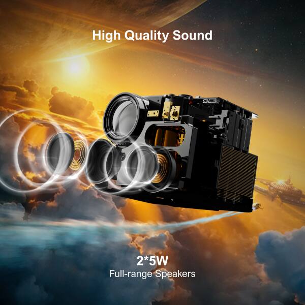 High Quality Sound  
2*5W Full-range Speakers