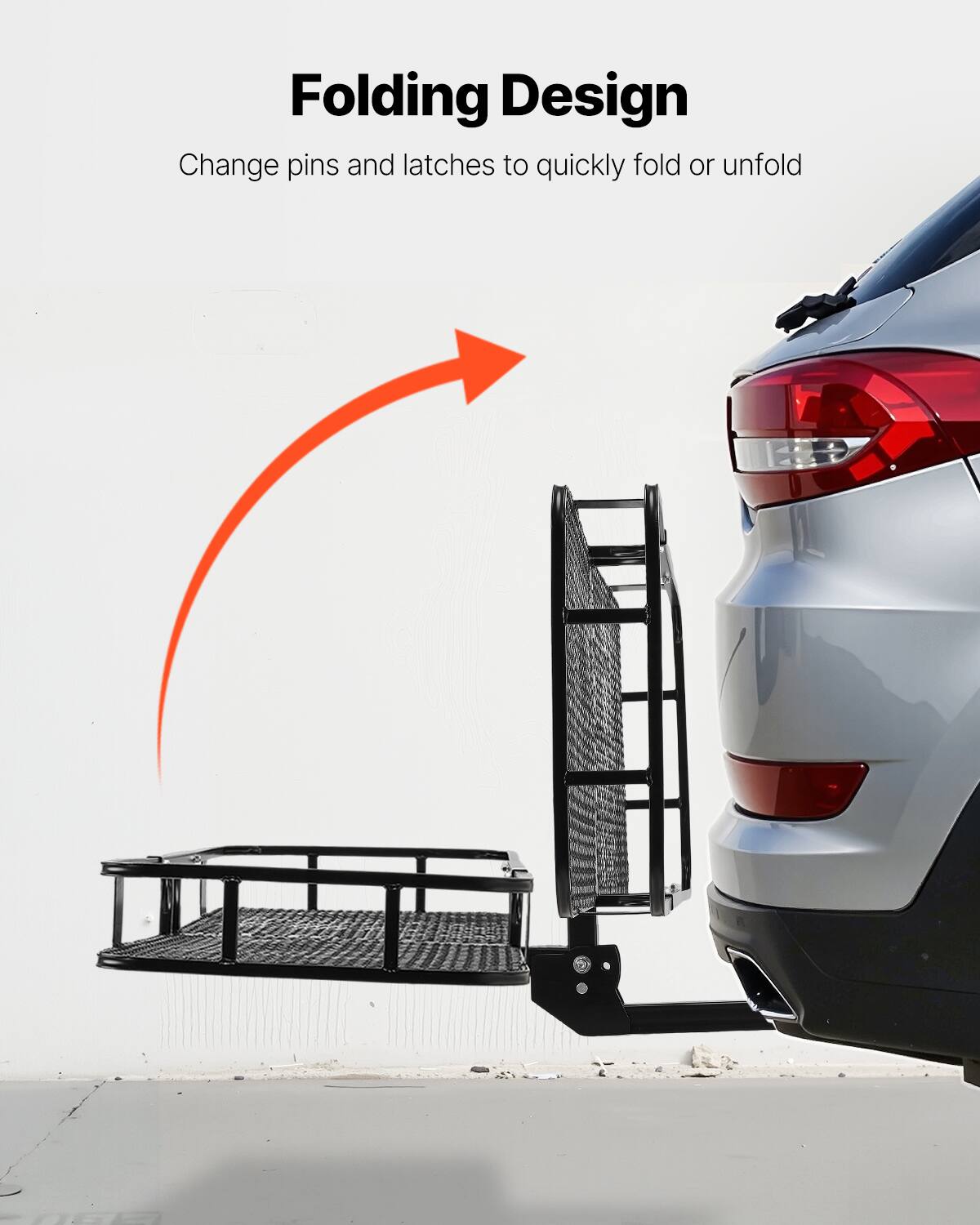 Folding Design: Change pins and latches to quickly fold or unfold.