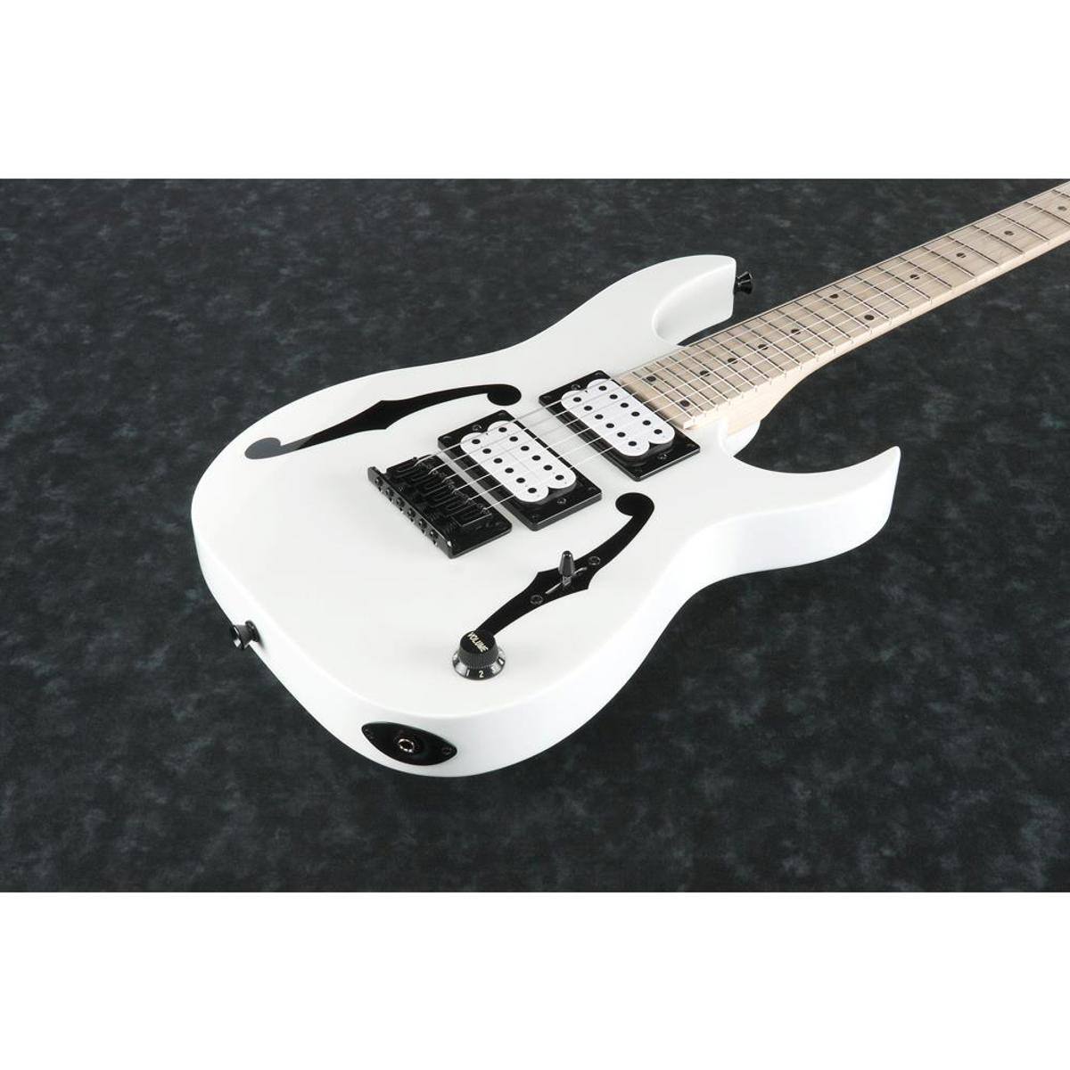 Alt View 3. Ibanez - Ibanez Paul Gilbert Signature PGMM31 Electric Guitar, Maple Fretboard,White.