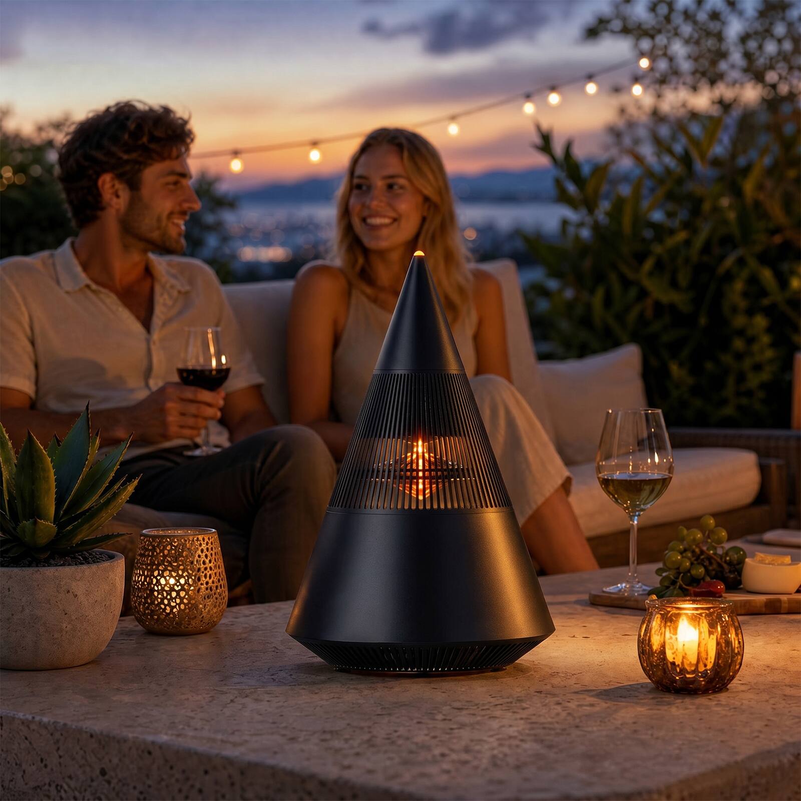 Alt View 5. Anysun - 360° Surround Sound Portable Bluetooth Speaker.