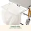 Keep it tidy. Built-in trash receptacle.