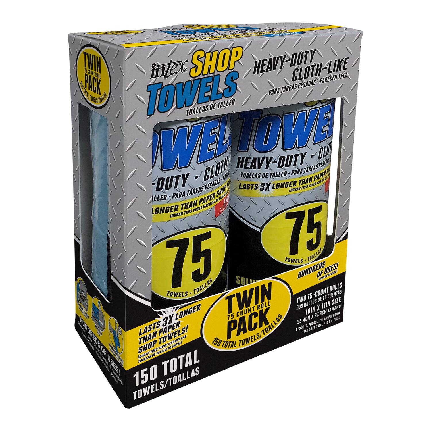 **Intex Shop Towels**

**Heavy-Duty Cloth-Like Towels**

**Twin Pack**

**75 Count**

**Heavy-Duty - Cloth-Like**

**Lasts 3X Longer Than Paper Towels!**

**150 Total Towels/Toallas**

**Towels - Toallas**

**Heavy-Duty - Para Tareas Pesadas**

**Cloth-Like - Parecen Tela**

**Taller - Para Tareas Pesadas**

**Taller - Para Tareas Pesadas**

**Taller - Para Tareas Pesadas**

**Taller - Para Tareas Pesadas**

**Taller - Para Tareas Pesadas**

**Taller - Para Tareas Pesadas**

**Taller - Para Tareas Pesadas**

**Taller - Para Tareas Pesadas**

**Taller - Para Tareas Pesadas**

**Taller - Para Tareas Pesadas**

**Taller - Para Tareas Pesadas**

**Taller - Para Tareas Pesadas**

**Taller - Para Tareas Pesadas**

**Taller - Para Tareas Pesadas**

**Taller - Para Tareas Pesadas**

**Taller - Para Tareas Pesadas**

**Taller - Para T