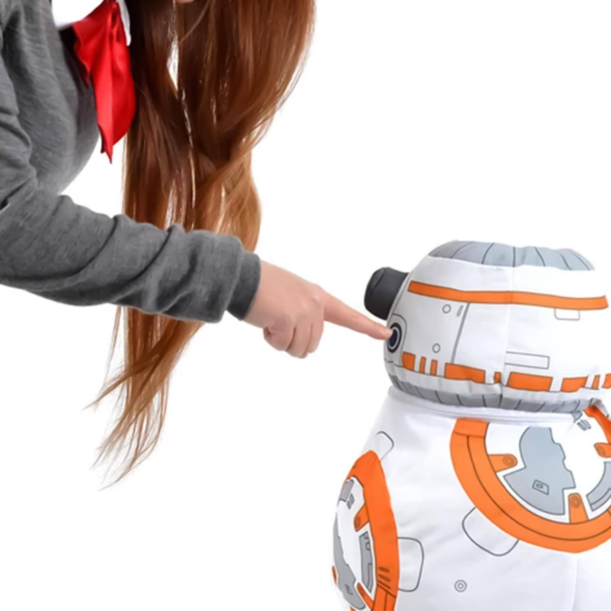 Alt View 10. Star Wars - Star Wars The Force Awakens Plush Back Buddies Backpack BB-8 - White.