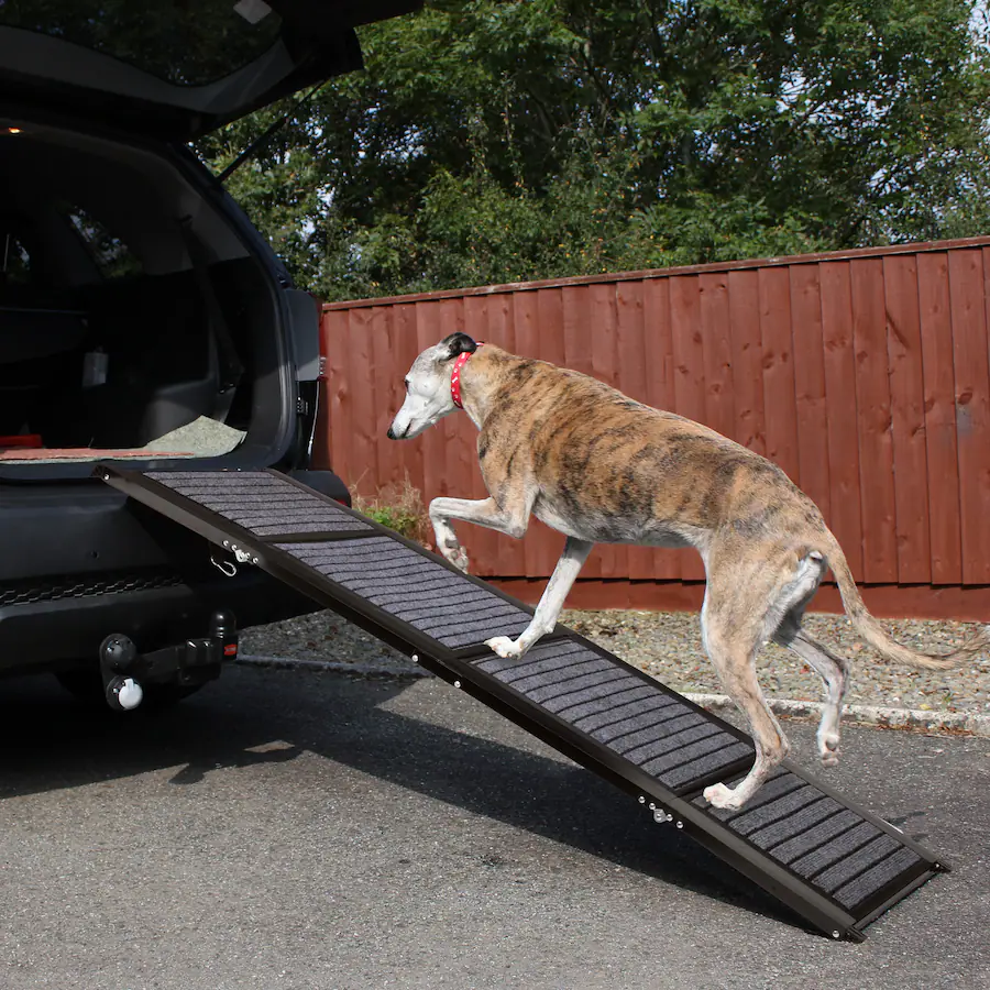 Dog Ramp 72 Inch PetMaker 72 Inch Folding Dog Ramp for Car - Best Buy