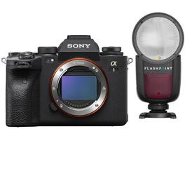 Bundle - Sony - Alpha 1 Full Frame Mirrorless Digital Camera with Speedlight