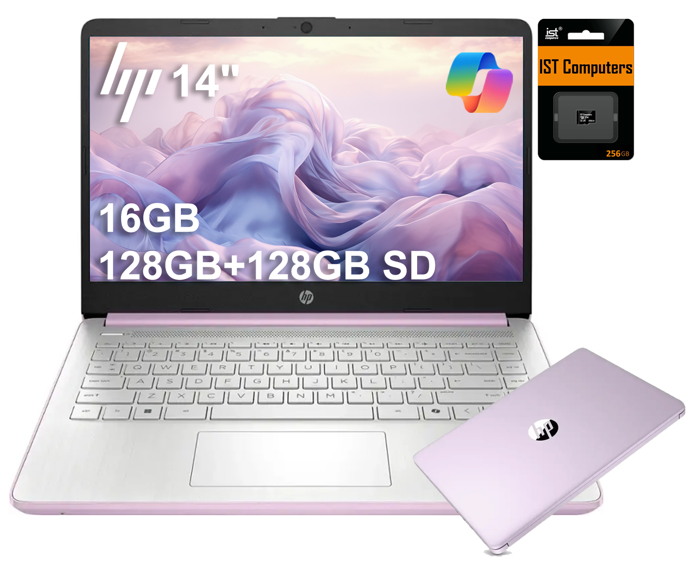 14"  
IST Computers  
256GB  
16GB 128GB+128GB SD  
hp