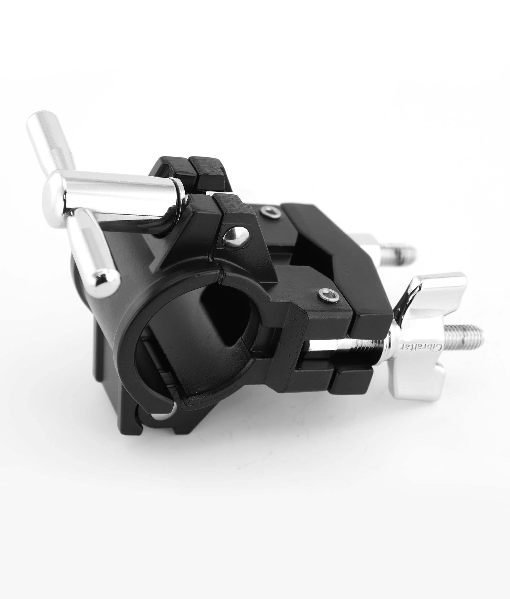 Alt View 1. Gibraltar Hardware - Power Rack Multi Clamp for 1.5-Inch Rack Bars, Mounts Toms, Cymbals, and Accessory Arms Securely to Drum Racks.