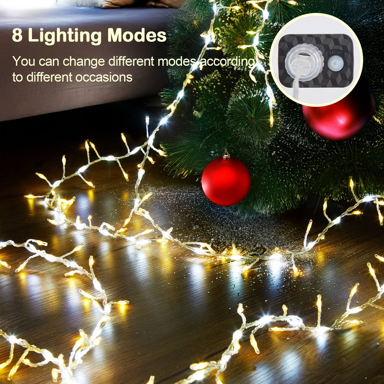 8 Lighting Modes
You can change different modes according to different occasions