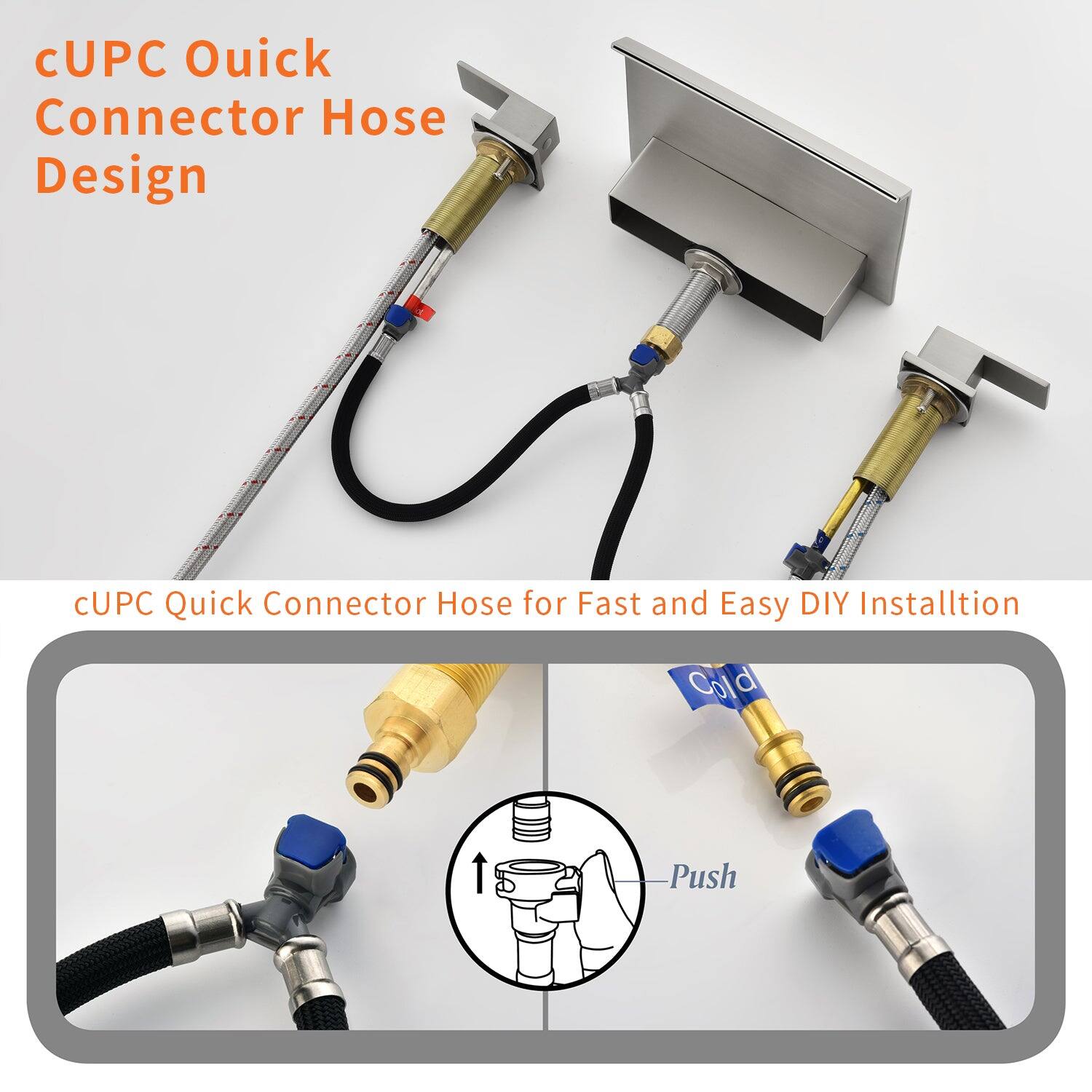 cUPC Quick Connector Hose Design

cUPC Quick Connector Hose for Fast and Easy DIY Installation

Push