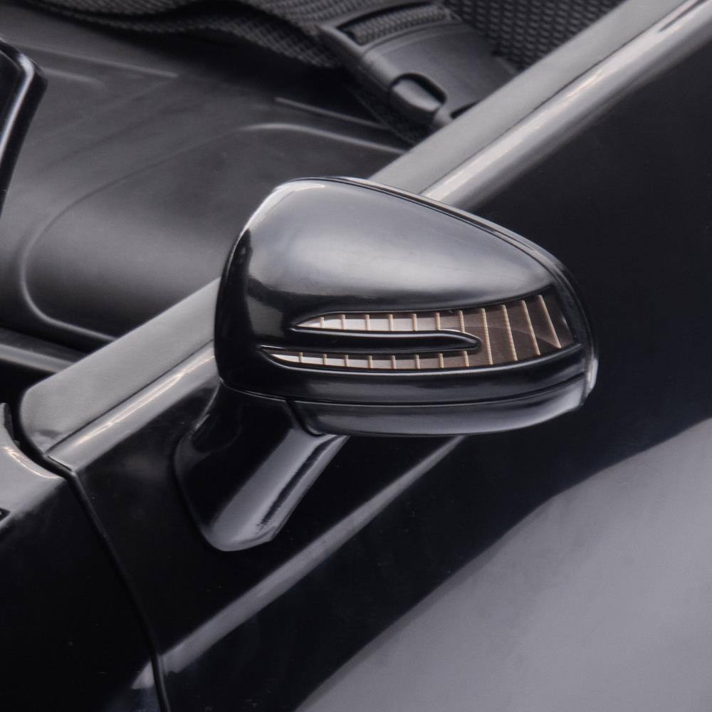 Alt View 3. BreeBe - Aosom Mercedes SLC 300 Licensed 12V Kids Ride On Car w/ Remote, Music, Lights, Suspension, Ages 3-6 - Black.