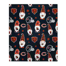 Pegasus - Chicago Bears 60" x 70" Gnome Helmet Blanket - Multicolor