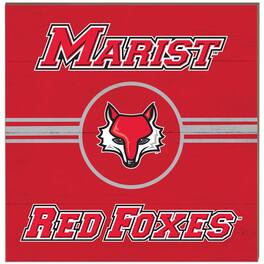 Jardine - Marist Foxes 10'' x 10'' Retro Team Sign - Red