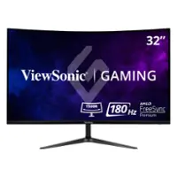 ViewSonic - VX3218-PC-MHD 31.5" LCD Curved FHD Adaptive Sync Gaming Monitor (DisplayPort HDMI) - Black - Front_Zoom