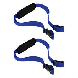 Unique Bargains - Adjustable Chair Straps, Heavy Duty Universal Straps for Folding Chairs, 2pcs for Camping/Picnics/Backpacking/Outdoor - Blue