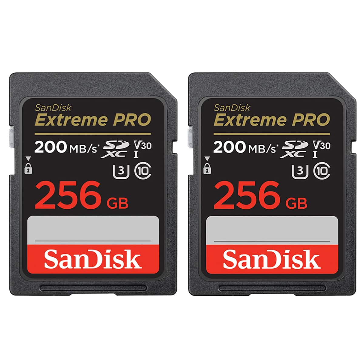 SANDISK - Extreme PRO UHS-I U3 SDXC Memory Card - 256GB, 2-Pack price history on PriceWatchPro