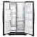 Angle. Whirlpool - 33 in. Wide 21 cu. ft. Side-by-Side Refrigerator with LED Interior Lighting - Black Stainless.