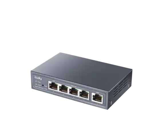 cudy Power System Roset Gigabit VPN Router R700
LAN 5 4 WAN/LAN WAN 3 2 1