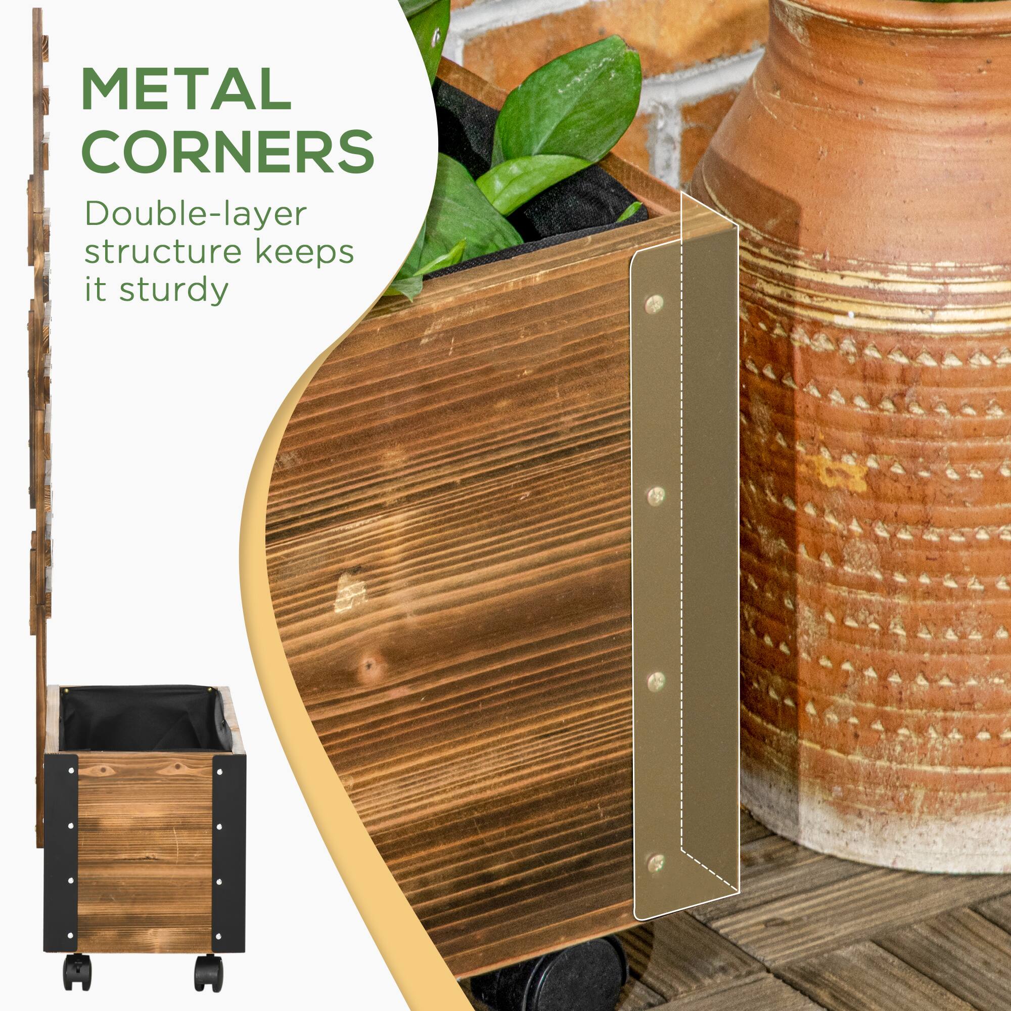 METAL CORNERS
Double-layer structure keeps it sturdy