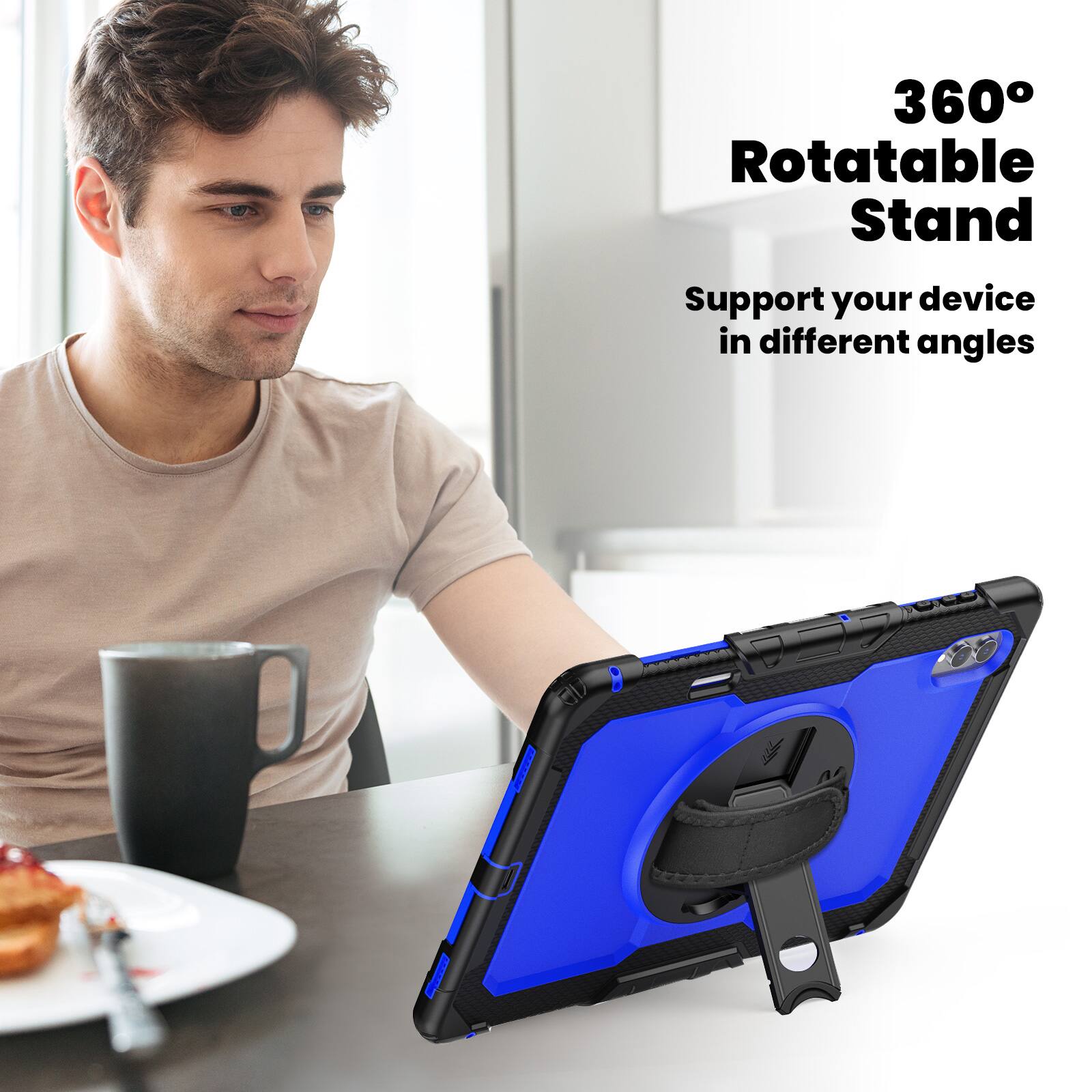 360° Rotatable Stand  
Support your device in different angles