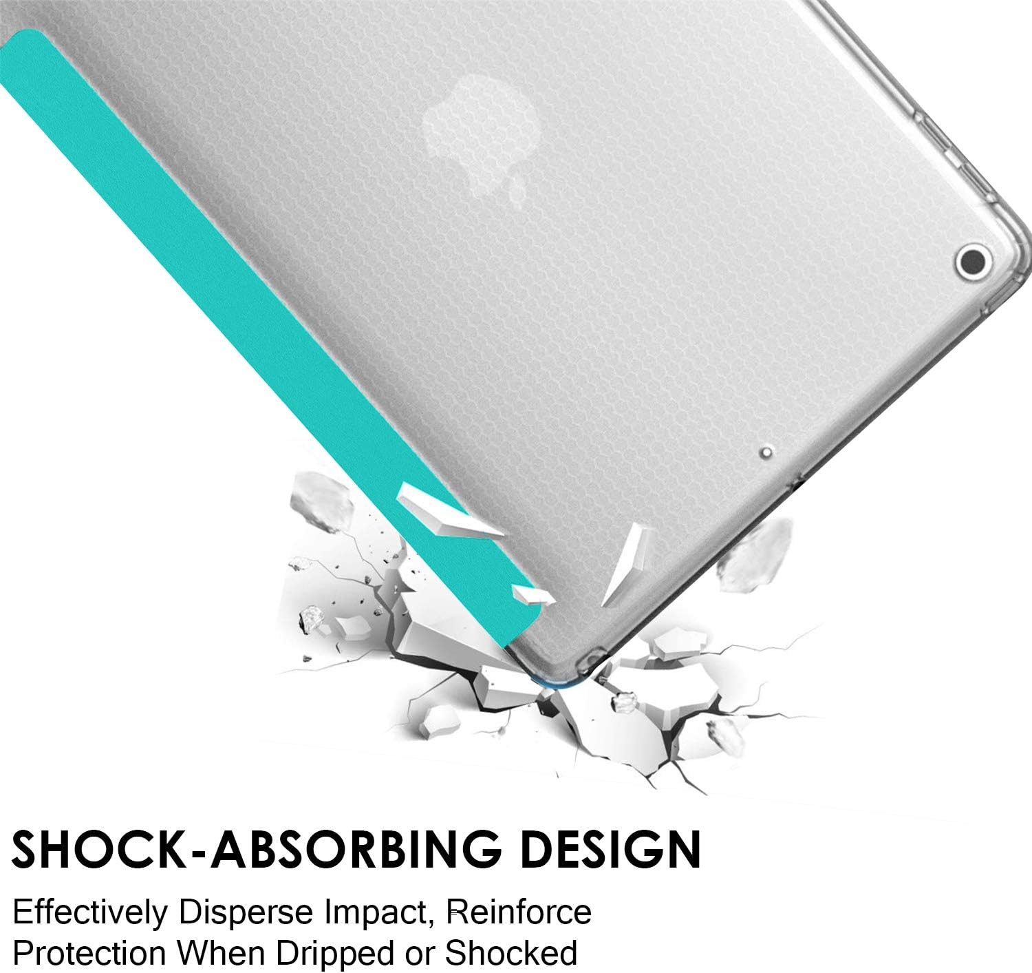 SHOCK-ABSORBING DESIGN  
Effectively Disperse Impact, Reinforce Protection When Dripped or Shocked