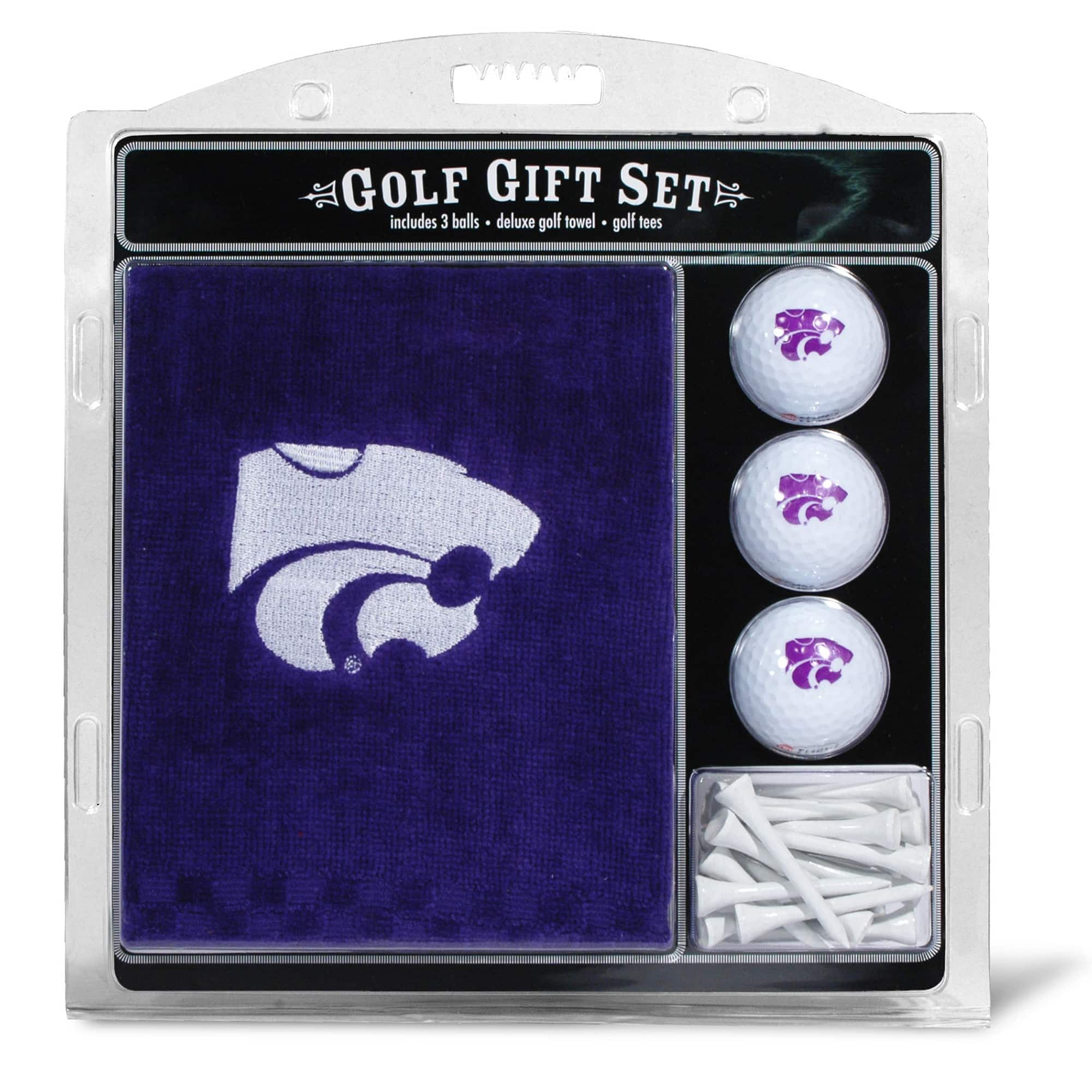 GOLF GIFT SET  
includes 3 balls • deluxe golf towel • golf tees