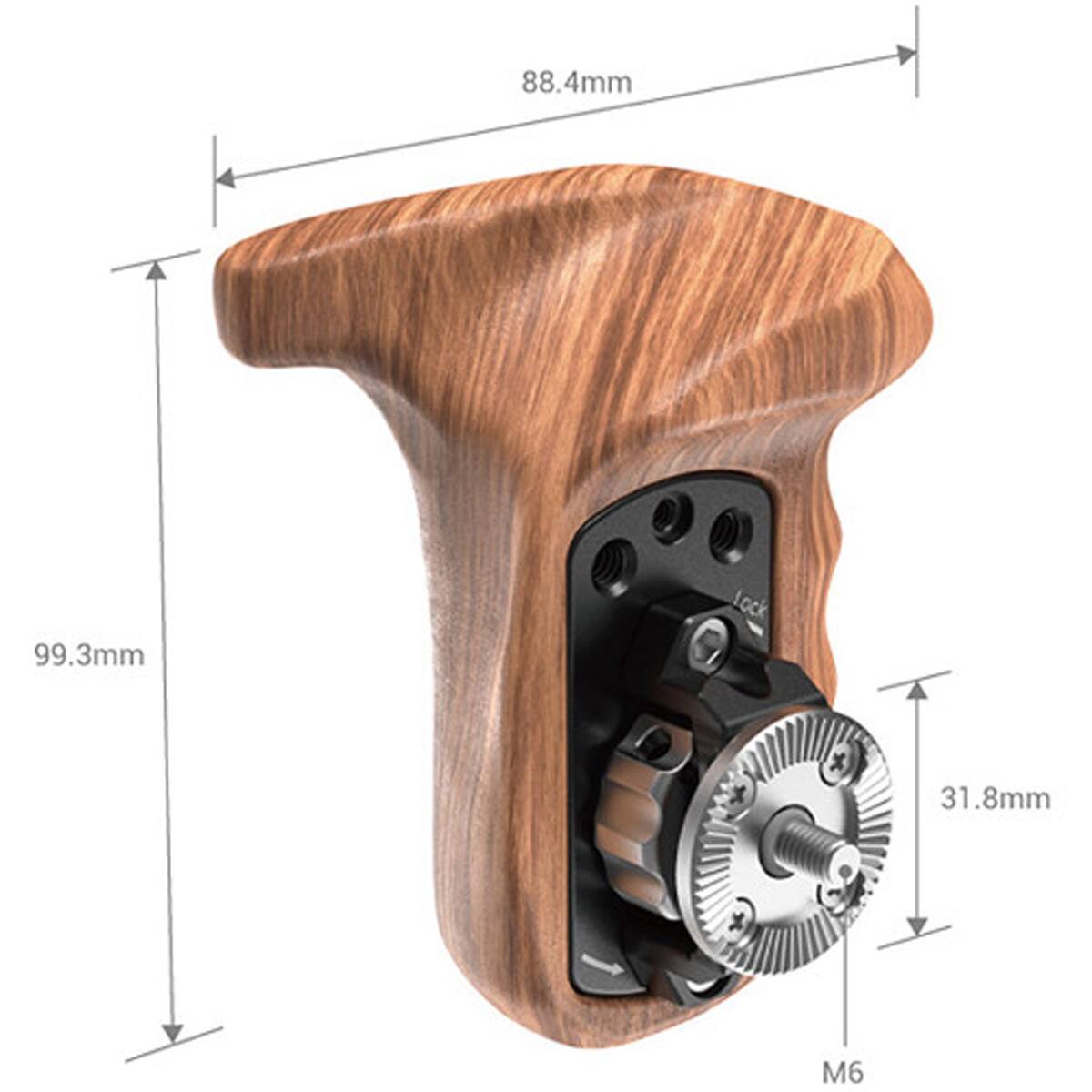 88.4mm  
99.3mm  
Lock  
X  
31.8mm  
M6