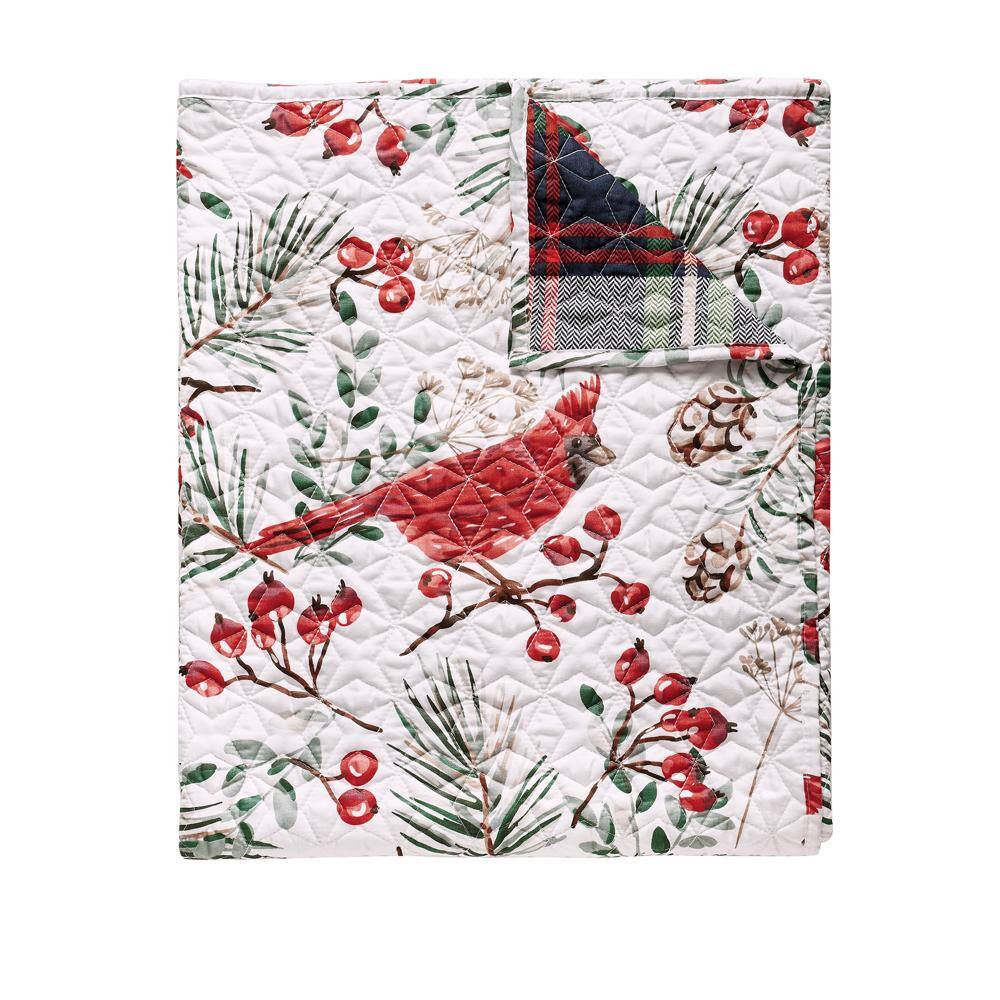 Alt View 2. Greenland Home Fashions - Greenland Home Fashions Cardinal Plaid Luxurious Super Soft Plush Throw Blanket 50" x 60" Red - Red.
