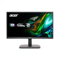 Acer - EK220Q E3bi 21.5” IPS AMD FreeSync Monitor-100Hz Refresh Rate (HDMI Port 1.4 & VGA Port) - Black - Front_Zoom