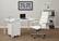 Alt View 13. OSP Home Furnishings - 60” Prado Writing Desk - White.