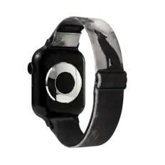 Front. ZOX - Lone Wolf NFC Smartwatch Band, 22mm - Black.