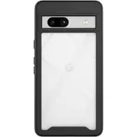 SaharaCase - GRIP Series Case for Google Pixel 7a - Black/Clear - Front_Zoom