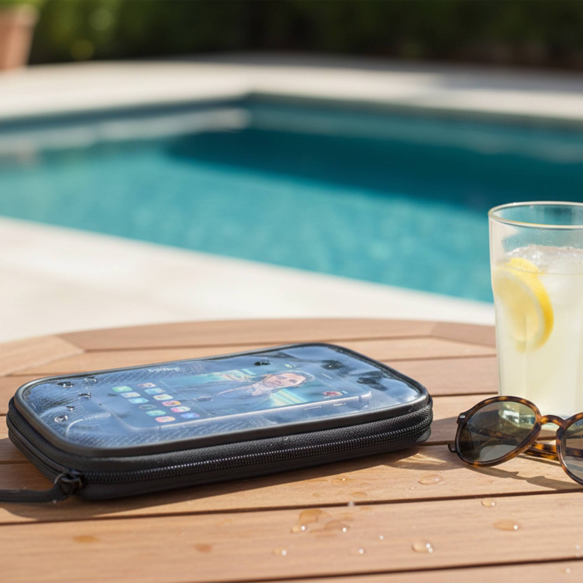 Alt View 1. iBasics - Touch-Sensitive Smartphone Speaker Pouch – Portable Wired Stereo Case With 3.5mm AUX for iPhone & Android - Black.