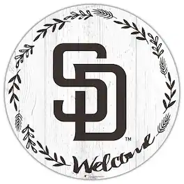 Fan Creations - San Diego Padres 12" Welcome Circle Sign - Multicolor